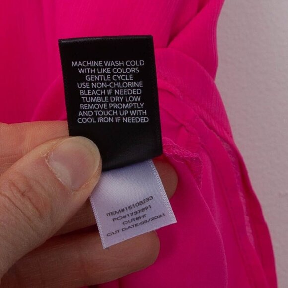 Torrid Womens Sophie Embroidered Double Layer Floral Tank Top Size 1X Pink Flowy - Picture 7 of 8